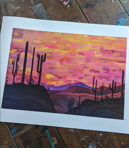 SUNSET CACTI - NEW -